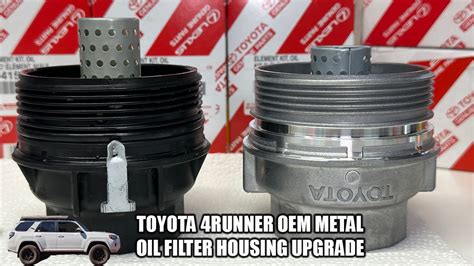 4runner metal oil filter housing|4runner oil filter upgrade.